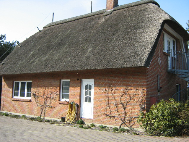 Reetgedecktes Nebenhaus